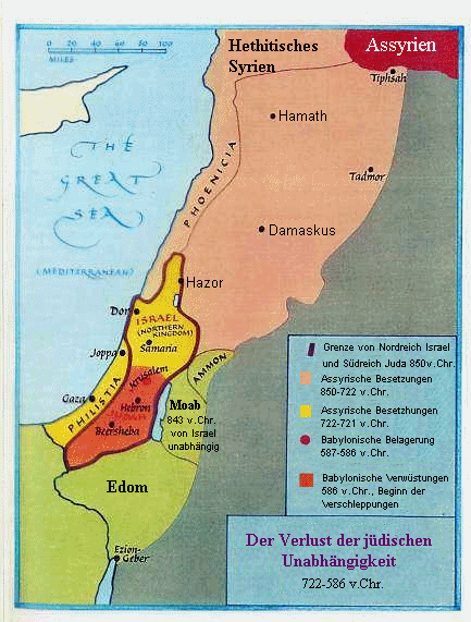 Map: Israel, Judah, Aram Damascus,
                          Phoenicia, Ammon, Moab, Edom.