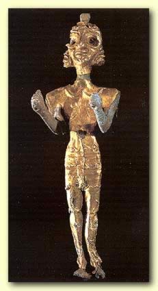 Baal-Figurine aus Gold