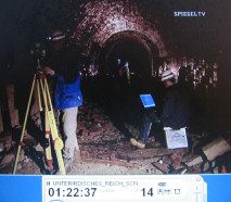 Obersalzberg-Berghof 17,
                          measuring of a tunnel 01