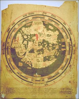 Weltkarte von Andreas Walsperger 1448