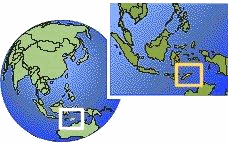 Karte: Position von Timor