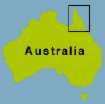 Karte mit Kap York in Australien