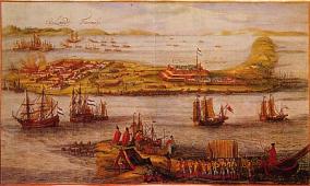 Fort Zeelandia auf Formosa,
                              Kolonialismus Holland Niederlande