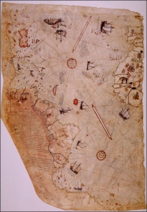 Weltkarte / mapa del mundo
                            / world map von Piri Re'i / Türkei / Tuerkei
                            / Turquia / Turquey 1513