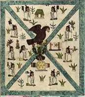 Tenochtitl�n, Darstellung 02 in einem
                            Rechteck