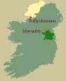 Position der Provinz Meath,
                          Irland