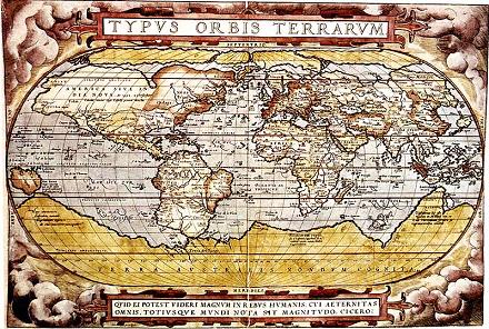 Weltkarte Mercator 1569