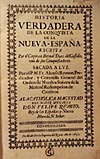 Historia von Diaz del
              Castillo, Titelblatt