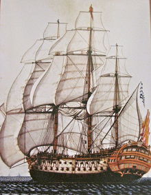 a Manila
                      galleon ship, a giant ship for these times
