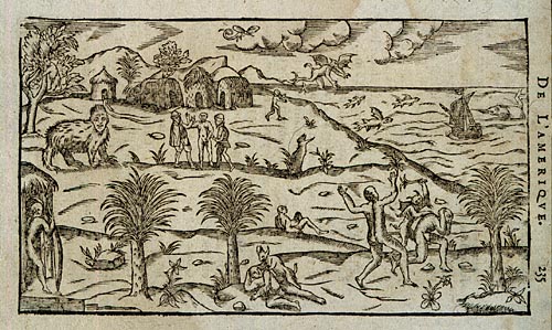 Jean de Léry 1578:
                    Indianer als Fabelwesen