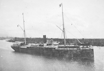 Haiphong Dampfschiff 1920 ca.