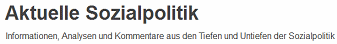 Aktuelle
              Sozialpolitik online, Logo