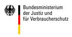 Bundesministerium f�r Justiz und
                Verbraucherschutz online, Logo
