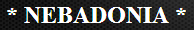 Nebadonia online,
              Logo