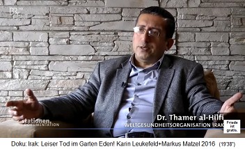 Der irakische WHO-Vertreter Dr. Thamer al Hilfi