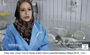 Kinderspital Basra, die Kinder�rztin Dr. Ghufran Sabah