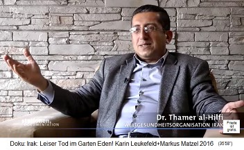 Der WHO-Vertreter des Irak, Dr. Thamer al-Hilfi, Portrait