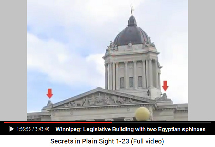 Winnipeg:
                                        Manitoba Legislative Building
                                        with 2 sphinxes
