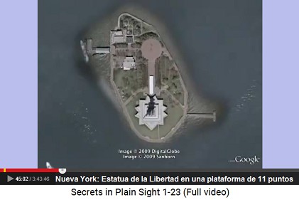 Nueva York: Estatua de la Libertad en una
                    plataforma de 11 puntos
