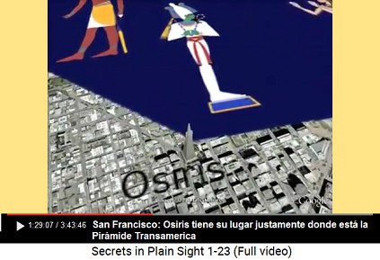 Osiris tiene su lugar justamente donde está la
                    Pirámide Transamerica