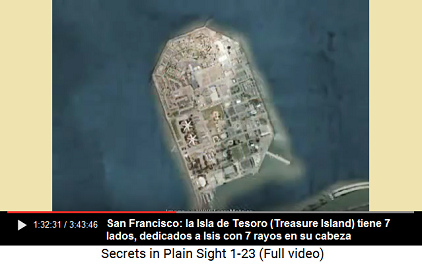 La Isla de Tesoro tiene 7 lados, dedicados a
                    Isis con 7 rayos en su cabeza