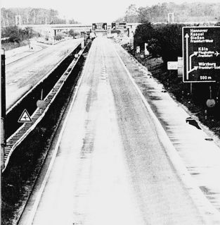 Erd�lkrise 1973, leere Autobahn