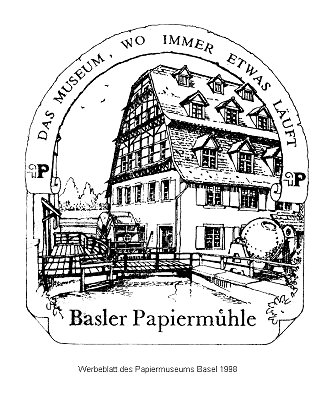 Papierm�hle Basel im Dalbeloch