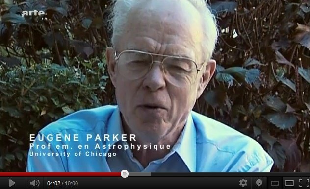 Eugene Parker, profesor emérito de
                astrofísica, universidad de Chicago