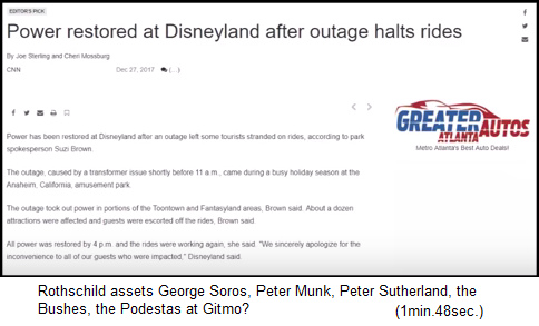 Disneyland hatte einen
                        Stromausfall und alle Bahnen hielten still,
                        Meldung