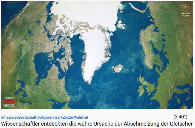 Grönland
                  mit Gletscherschmelze