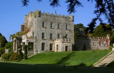 El castillo de Huntington en la ciudad de Clonegal en Irlanda