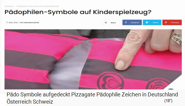 Artikel: Pädophilensymbole auf
                  Kinderspielzeug mit Doppelherz