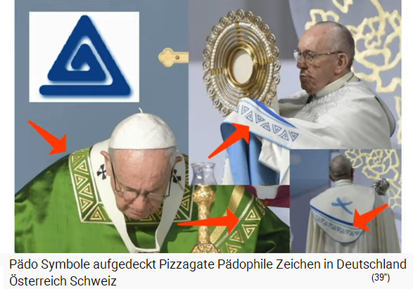 Der Vatikan und der Papst hat haufenweise
                  Labyrinthpyramiden auf seinen Ornamenten