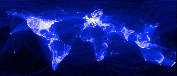 Internet
                    weltweit, Schema